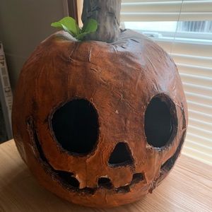 Pumpkin head Halloween cosplay mask